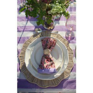 Purple Cabana Tablecloth